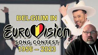 American Reacts to Belgium in Eurovision Song Contest (1956-2023)..