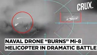 Ukraine's Naval Drone "Downs" Russian Helicopter? How Magura V5 With SeaDragon "Burned" Putin's Mi-8