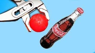 EXPERIMENT: Glowing 1000 Degree METAL BALL vs COCA COLA