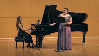 The Crucifixion by Samuel Barber, Taylisse Boissoneault, piano, and Chelsey Geeting, soprano