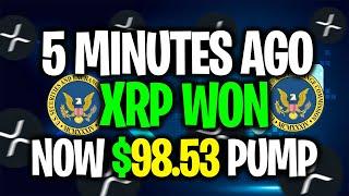 CEO EMBARRASSED SEC! $98.53 ANY SECOND NOW! Xrp News Today