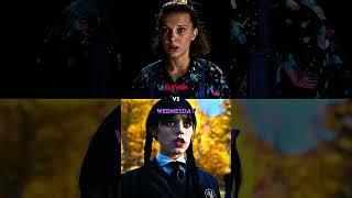 Stranger Things Series Vs Wednesday Series | Who Is Strongest | #shorts