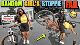 EPIC GIRL STUNT FAIL | Watch What Happened | Cycle Stunts