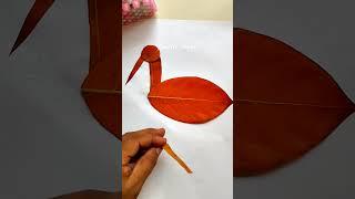 how to make leaft crane.#diy #drawing #reels #art #papercraft #reels #rebeka #craft #paperdrawing