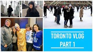 TORONTO VLOG PART ONE: Ice Skating, Hockey Games & Meeting Justin Bieber