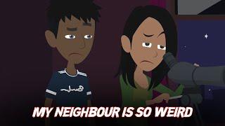 Weird Neighbour Horror Story | Animated Horror Story In Hindi