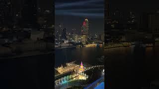 Dancing fountain at IconSiam, Bangkok, 15 December 2023