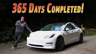 1 Year With Only 1 Option | 1 Year Review of the Tesla Model 3