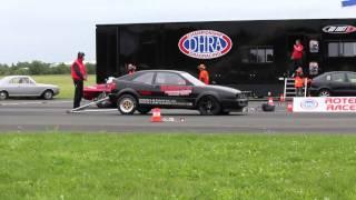 VW Corrado vs. Corvette Dragster