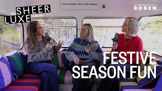 Festive Partywear, Best Xmas Songs & Festive Season Tips On The Boden Bus | AD