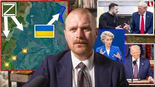 US Marches Forward - Zelensky's Complete Shift/Ready To Negotiate | EU Stuck In FANTASY | Map Update