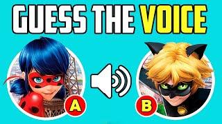 Guess LADYBUG & CAT NOIR Characters by Their VOICE | LadyBug Quiz