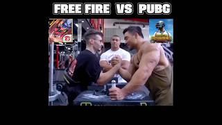 FREE FIRE VS PUBG  #shorts #freefire #pubgmobile #viralvideo