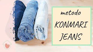 METODO KONMARI - COME PIEGARE I JEANS | Organizza con Dany