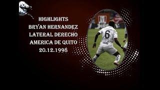 Bryan Hernandez America de Quito G&I Football Highlights