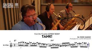 how much bebop can you put in a solo? || "Tank!" arr. John Wasson — Alto Sax Solo Transcription