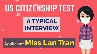 Mock US Citizenship Interview 2020 with Miss Lan Tran