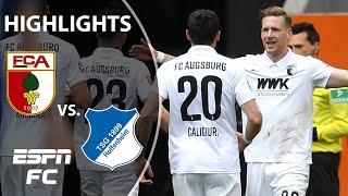 Two STUNNING goals scored as Augsburg leapfrogs Hoffenheim | ESPN FC Bundesliga Highlights