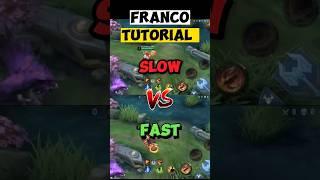 FRANCO TUTORIAL  #shortmlbb