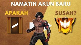 NAMATIN Akun Baru FF ke RANK MASTER KUNING