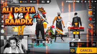 Ali Delta VS Ramdix/FREE FIRE 1 VS 1/ ONLY SNIPER