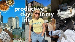 productive days in my life | a realistic work week as a content creator