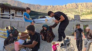 Nomadic Life  Narges Faces Motherhood Struggles  | Hamid Cares for Her  & Hussein Learns Colors