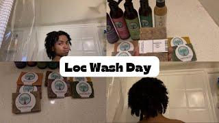 Locs Wash Day | Trying  Freetheroots Shampoo bar