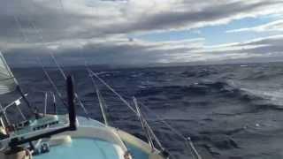 Sailing at Scotland near by Dunbar