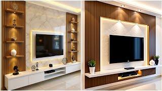 400 Stylish Modern TV Wall Unit Designs 2024 | Living Room TV Cabinet & Home Interior Design Ideas