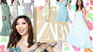 HUGE ZARA SPRING/SUMMER DRESS HAUL | Try-on Review 2022