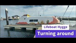 Lifeboat conversion Ep. 69 Turning boat and making lockers