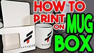 How to print on mug box / carton