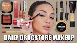 DRUGSTORE Full Face Makeup Tutorial! | Nina Ubhi