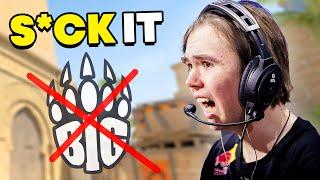 "S*CK IT, D*CKHEADS!!" - DONK DESTROYS BIG ON FACEIT!! (ENG SUBS) | CS2