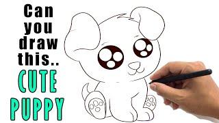 How to Draw a Cute Puppy Drawing With This Easy Puppy Sketch Step by Step to Follow