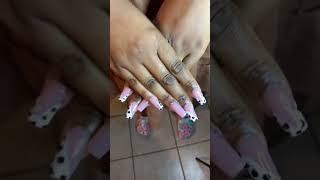TikTok trend Gelx Nails #gelxnails #pressonnails #tiktok #tiktoktrend #beginnernailtech #fun #dance