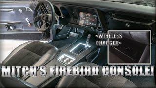 69 Firebird Custom Center Console With Built In Wireless Charger!