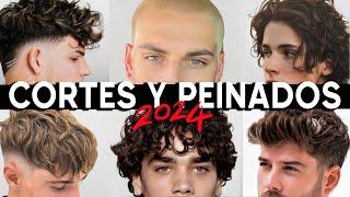 PEINADOS Y CORTES DE CABELLO PARA HOMBRES 2024