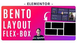 Bento Style with Flex Box Container - Elementor Wordpress Tutorial