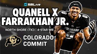 QUANELL X FARRAKHAN JR. COMMITS TO COLORADO! | 4⭐️ WR MAY BE COACH PRIME'S NEXT TWO-WAY PLAYMAKER 