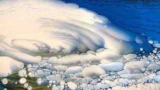 #180.  AMAZING Cloud Pour — MUST SEE!!!  Fluid Art