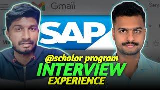 SAP @Scholar Program Interview Experience | Preparation Tips and Insights