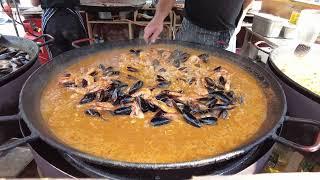 London Street Food  Portobello Market 4K - JAMON JAMON PAELLA