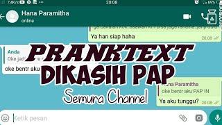 PRANK TEXT -  Pacar Teman Ngirim PAP!