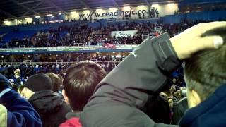 Pitch invasion part 3 at the Madjeski; Reading FC