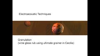 granulation glass cecilia