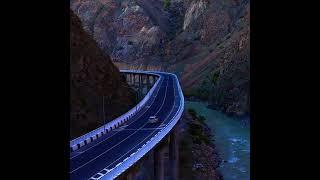 New alternative Osh-Bishkek road.KIRGUISTÁN  #automobile #aerialphoto #dangerous #amazing
