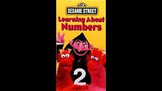 Opening and Closing to Sesame Street: Learning About Numbers 1996 VHS (1998 Reprint)