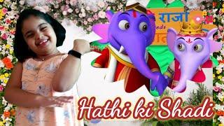 Hathi ki Shadi || हाथी की शादी || Hindi Kavita | Videos for Kids | Nitya Fun World
